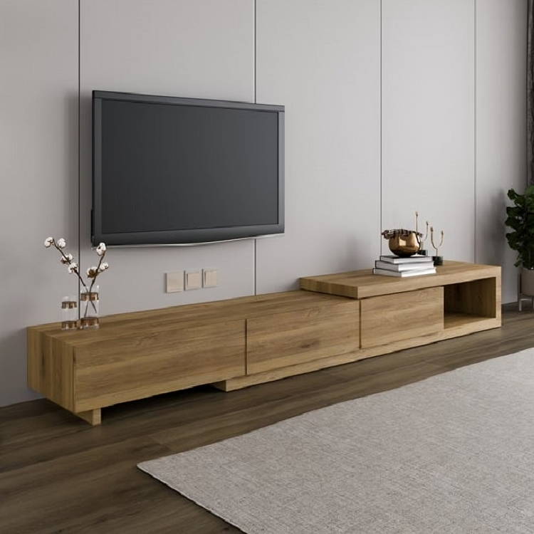 طقم طاولات بتصميم خشبي 