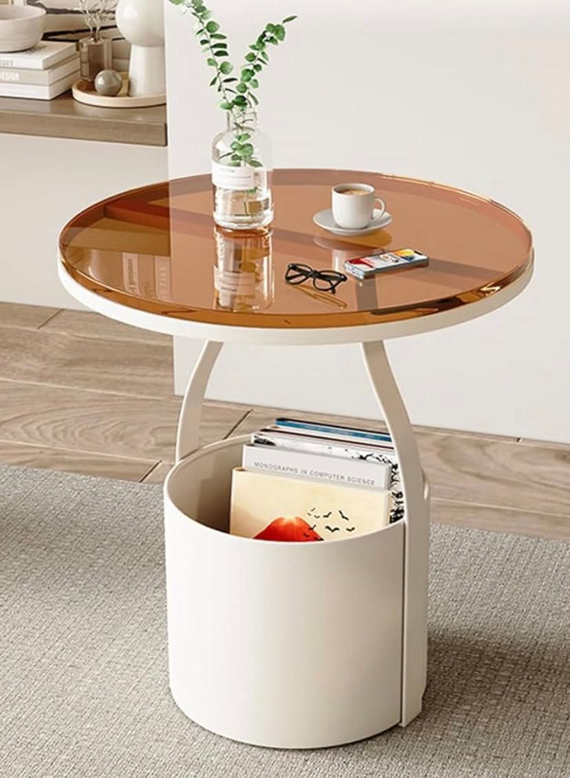 طاولة قهوة دائرية 