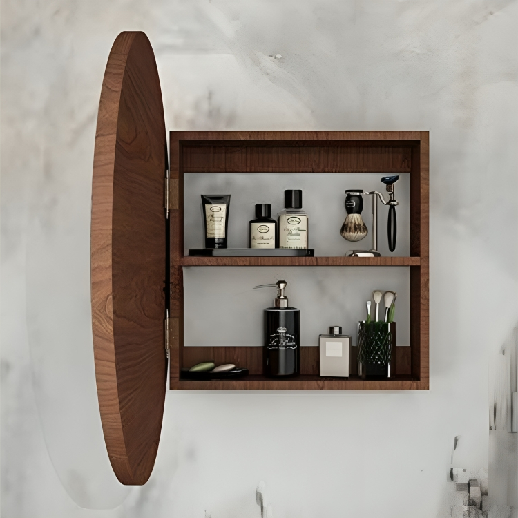 وحدة تخزين مستديرة مع مرايا 