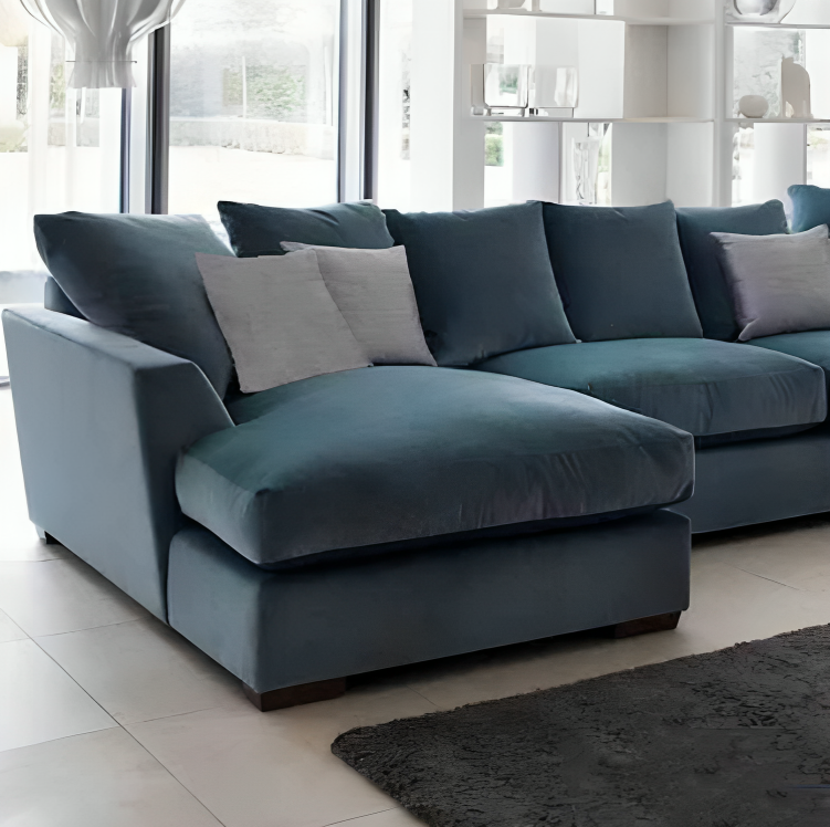 كنب زاوية بتصميم بسيط 