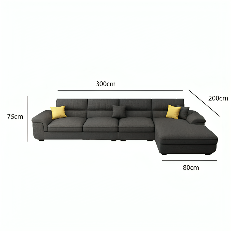 كنب زاوية حرف L مودرن 