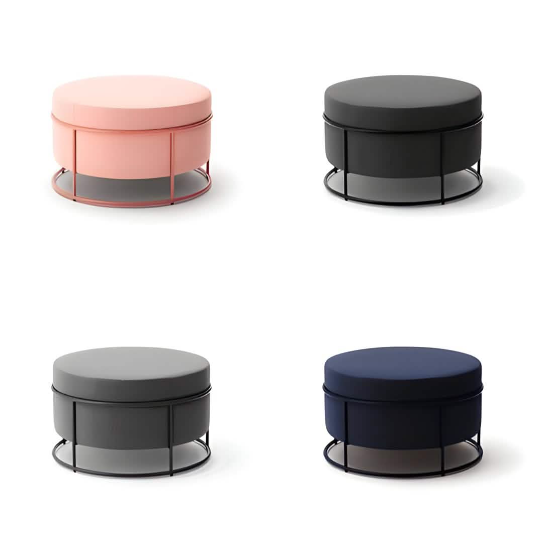 كرسي معدن و قماش 