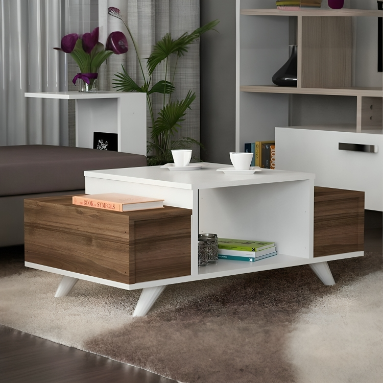 طاولة قهوة مستطيلة متعددة 