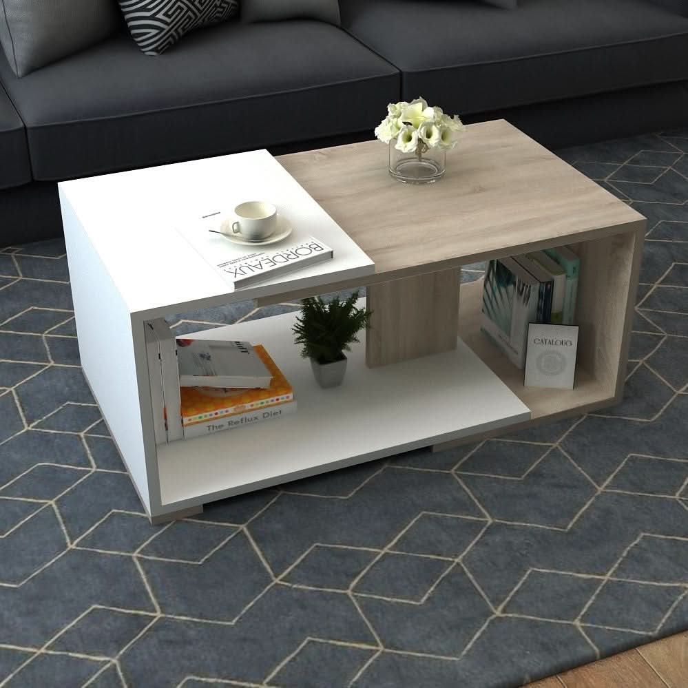 طاولة متداخلة بتصميم حديث 