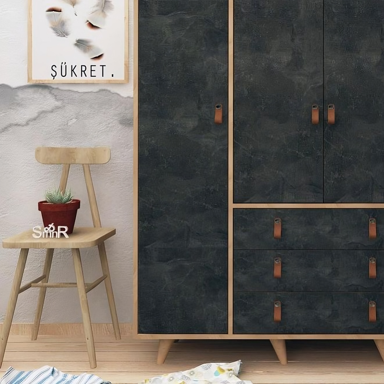 دولاب خشبي عتيق 