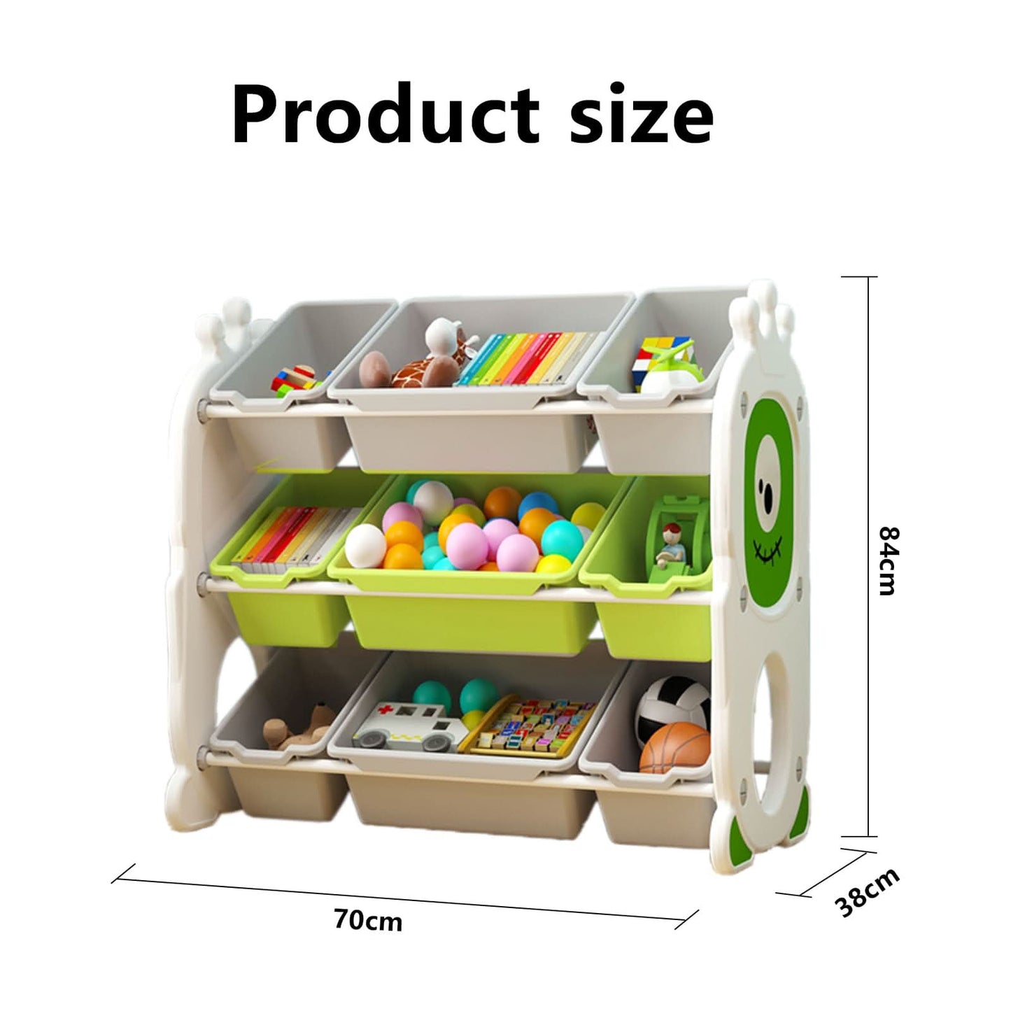 أرفف أطفال لتخزين ألعاب 