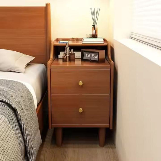 كمودينه خشبي مزود بدرجين 