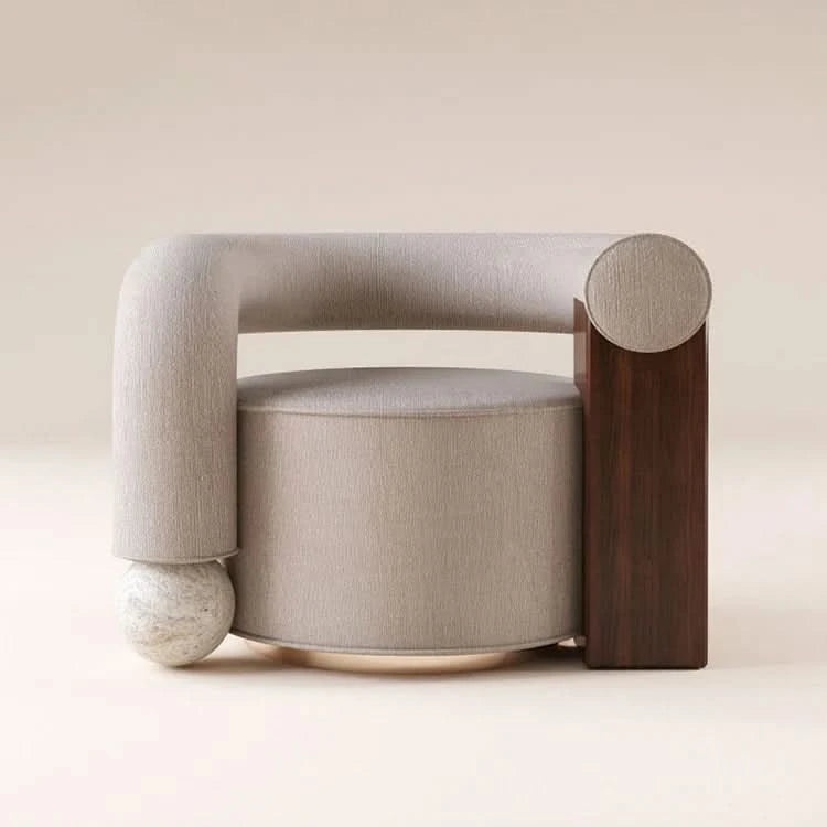 كرسي بتصميم هندسي 