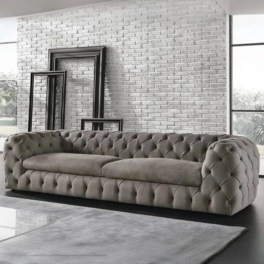 كنبة فاخرة خشبية طبيعية - Baytuk