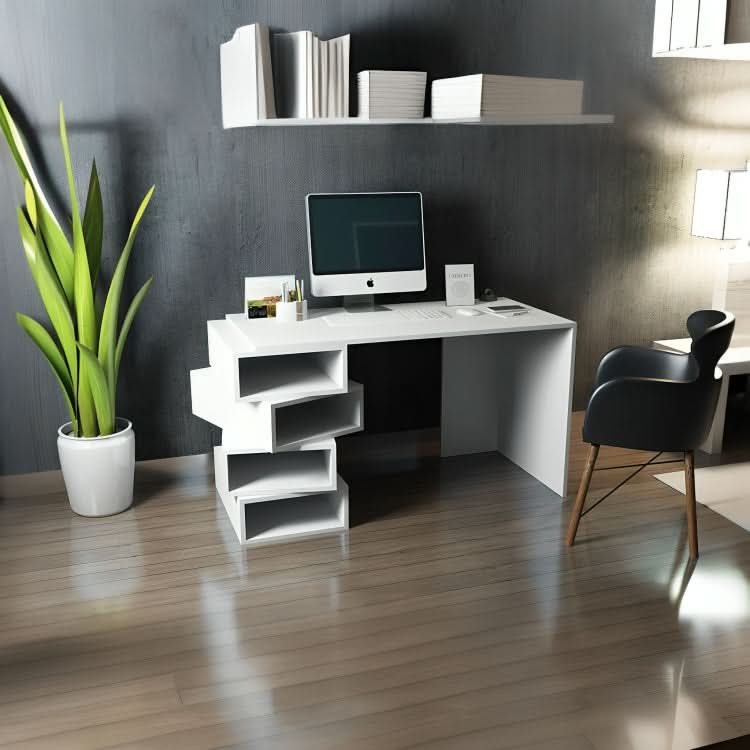 مكتب بأدراج مبتكرة 