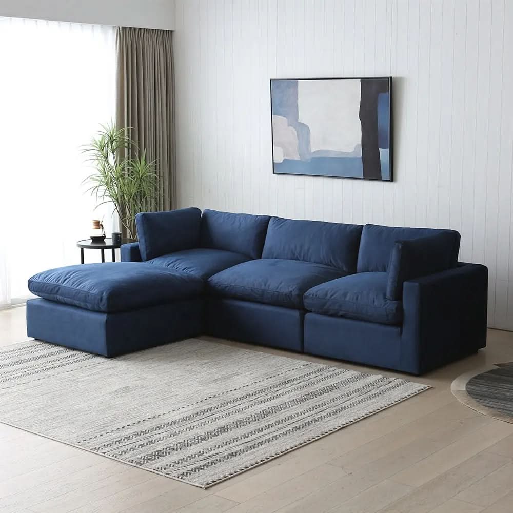 كنب زاوية بتصميم حديث 