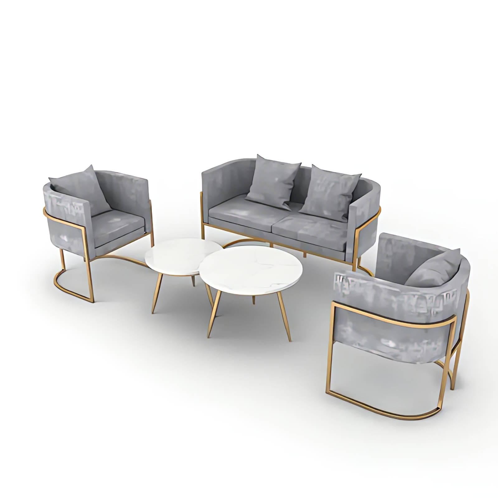 طقم أنتريه مع طاولة قهوة وطاولة جانبية 