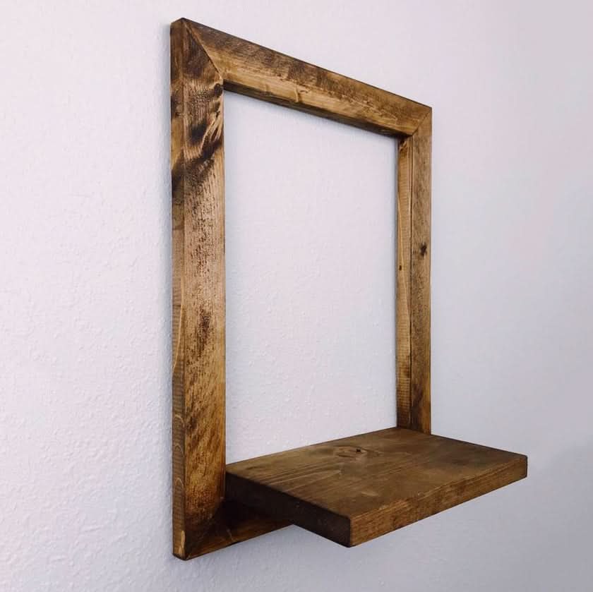 وحدة ديكور خشبية 