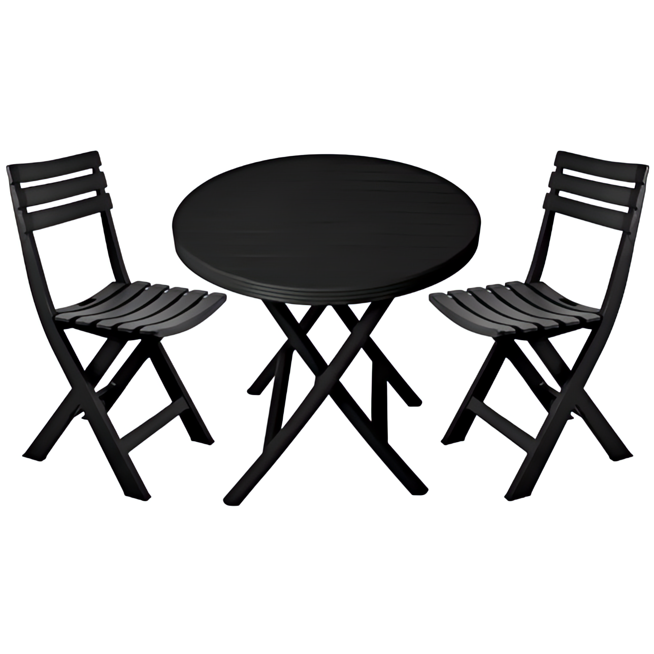 طقم شاطئ كرسين و طاولة متعدد الألوان 