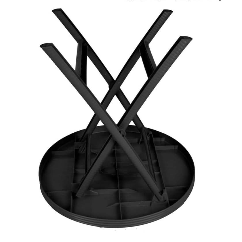 طقم حدائق ارابيسك مع طاولة قابلة للطي متعدد الالوان 