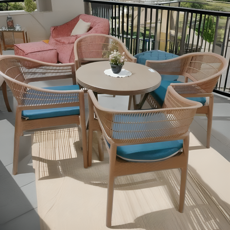 طقم بلاستيك للحديقة 5 قطع متعدد الالوان 