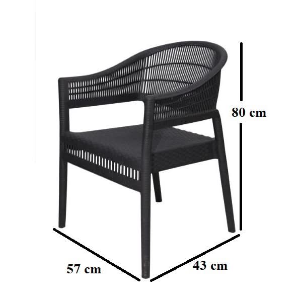 طقم بلاستيك للحديقة 5 قطع متعدد الالوان 