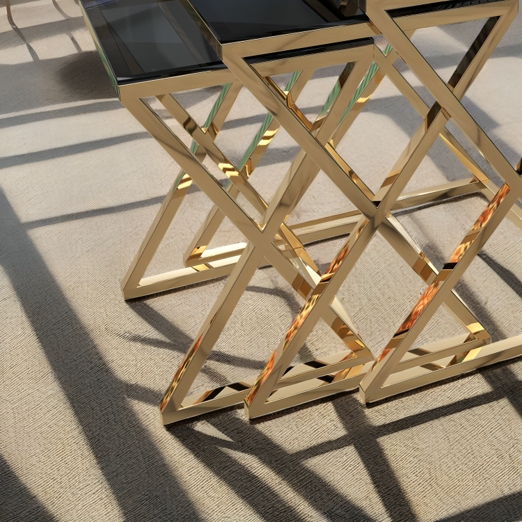 طاولةمتداخلة من 3 قطع 