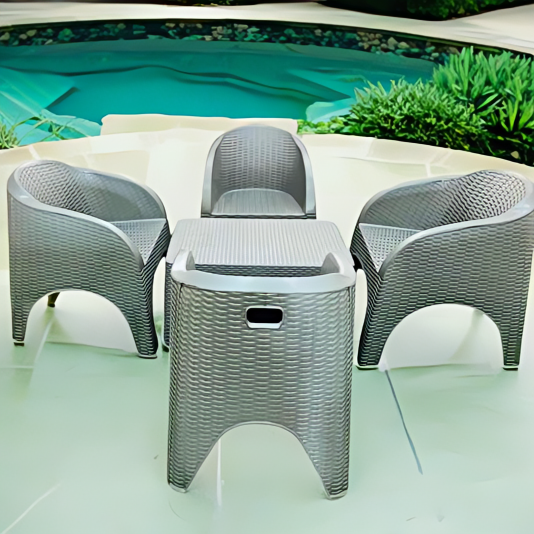 طقم فوتيه اربع كراسي و طاولة 