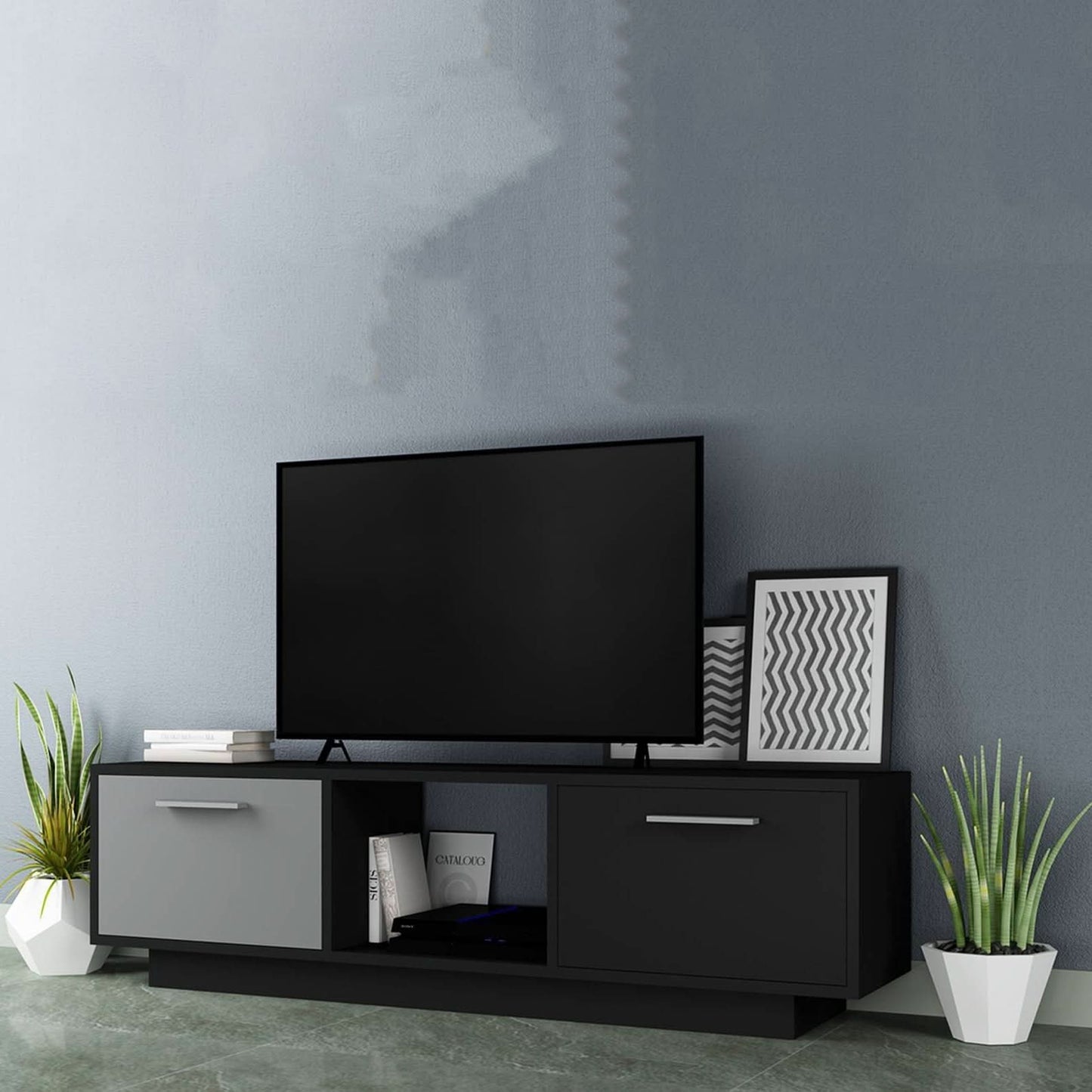 طاولة تلفاز خشبية حديثة 