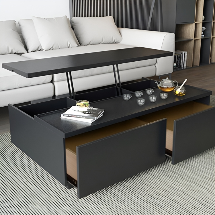 طاولة قهوة مستطيلة متعددة الألوان 