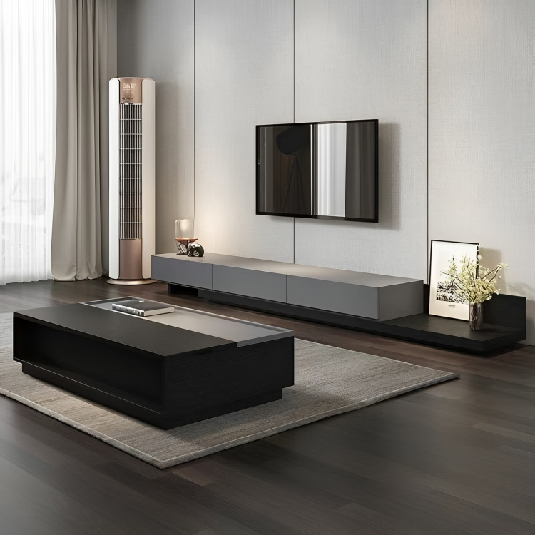 طقم طاولات بتصميم خشبي 