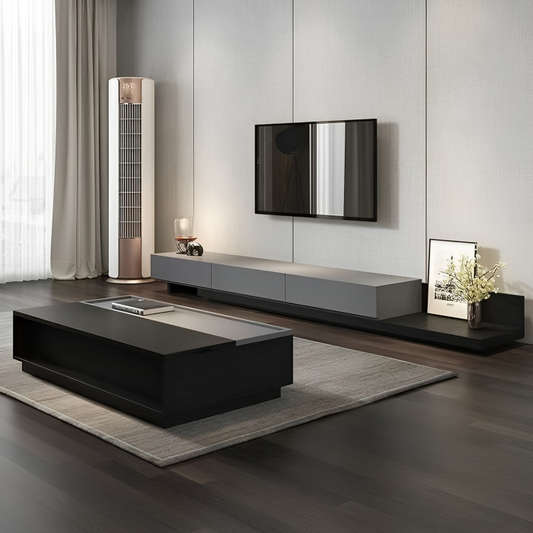 طقم طاولات بتصميم خشبي 