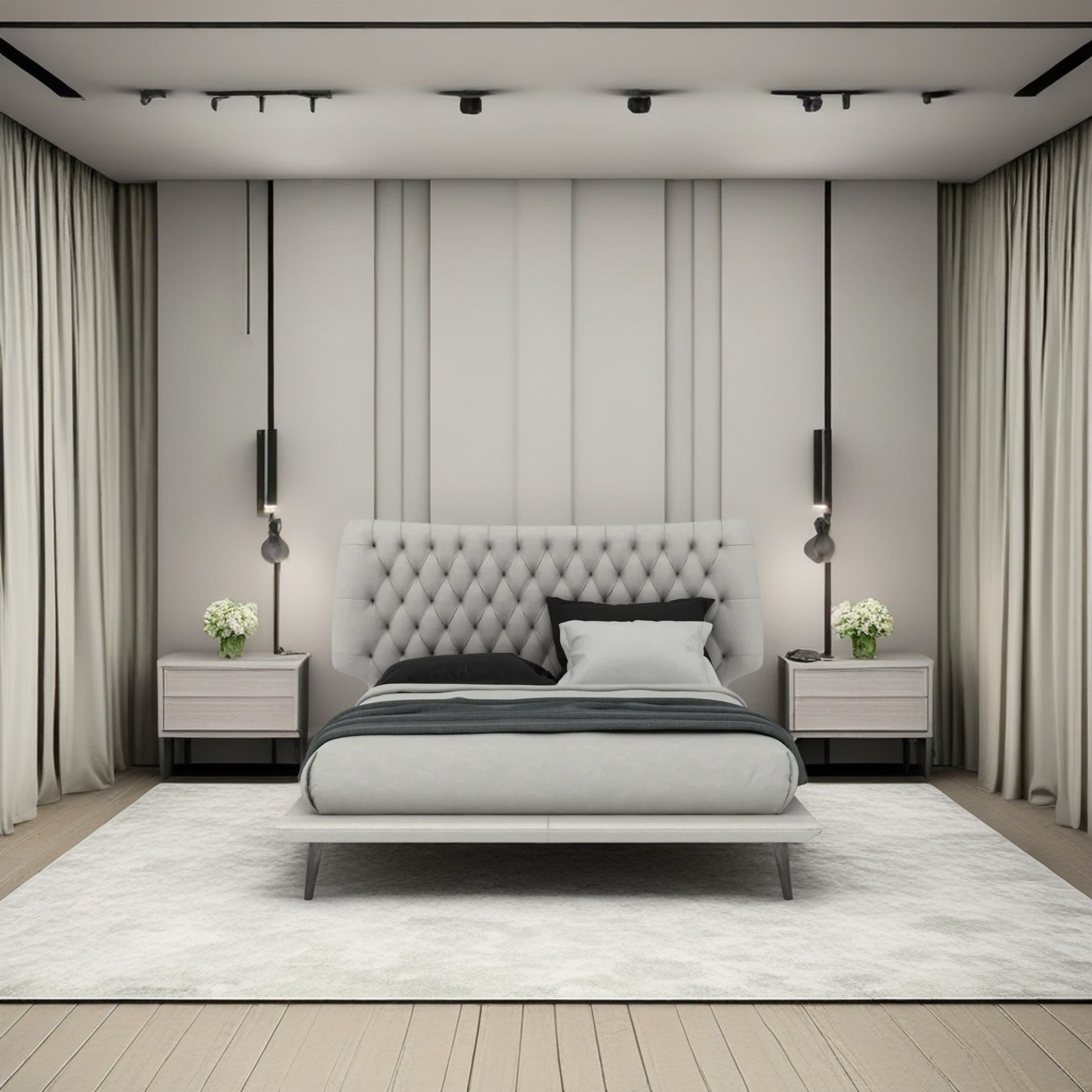 سرير خشب طبيعي - Baytuk