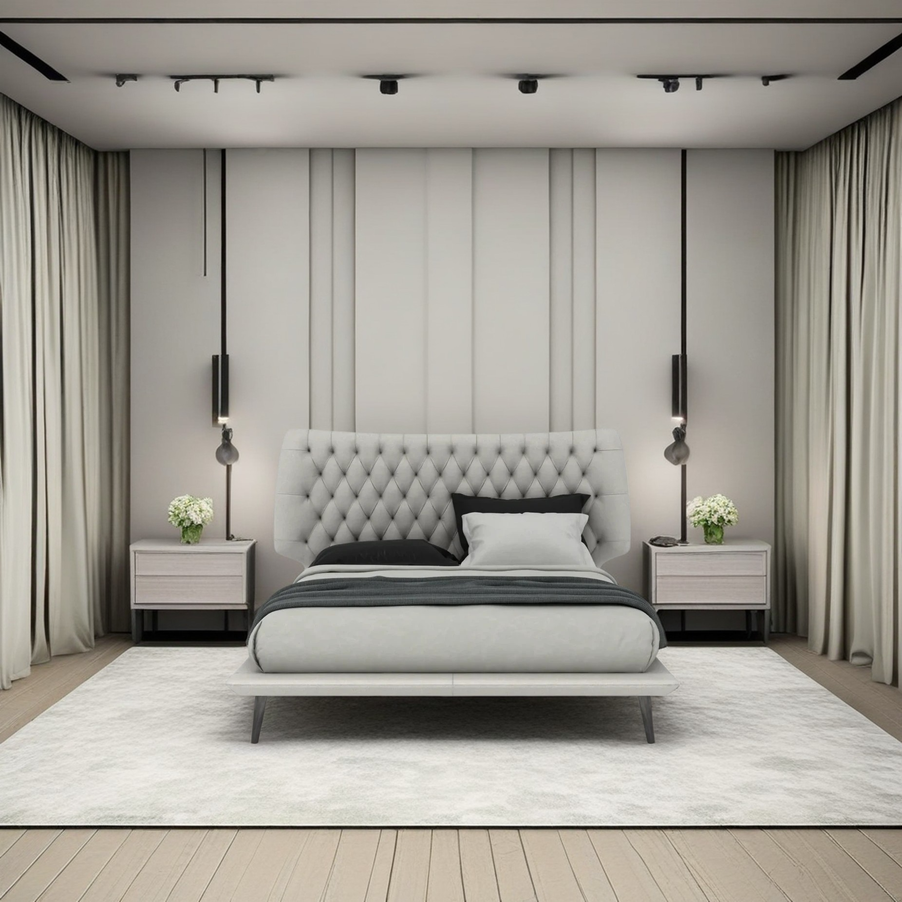 سرير خشب طبيعي - Baytuk