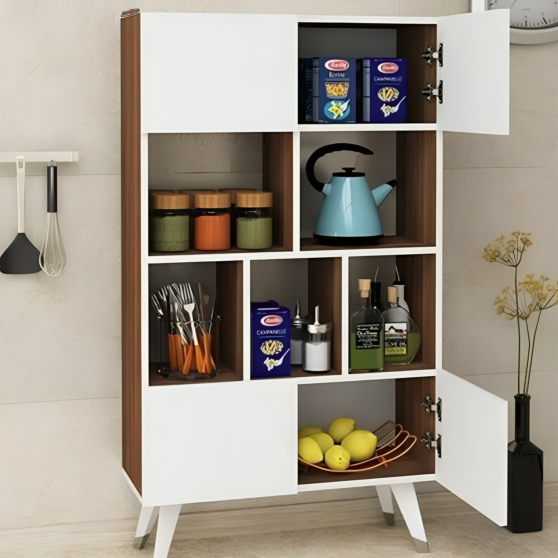 وحدة تخزين مطبخ مميزة 