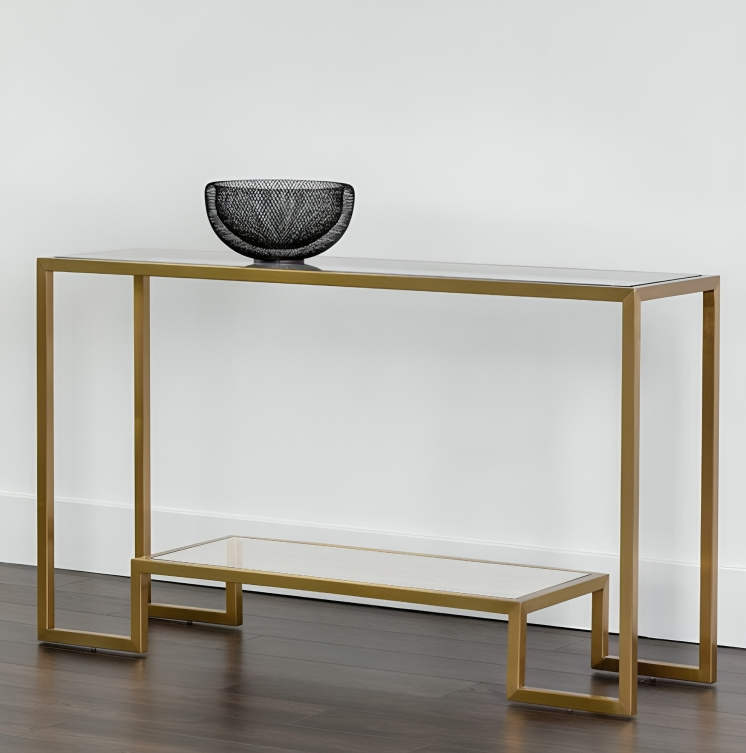 كونسول معدني بتصميم أنيق 