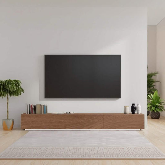 ترابيزة تليفزيون خشب ام دي اف، 160*30*40 سم