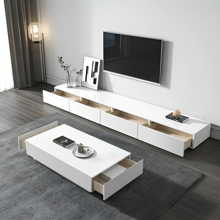 طقم طاولات بتصميم بسيط 