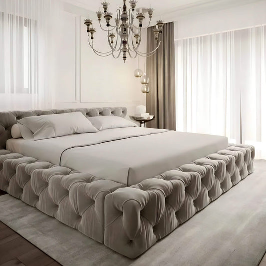 سرير خشب طبيعي - Baytuk