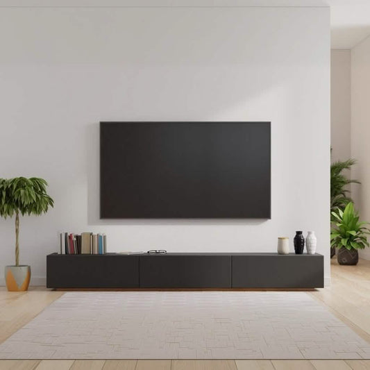 ترابيزة تليفزيون خشب ام دي اف، 160*30*40 سم