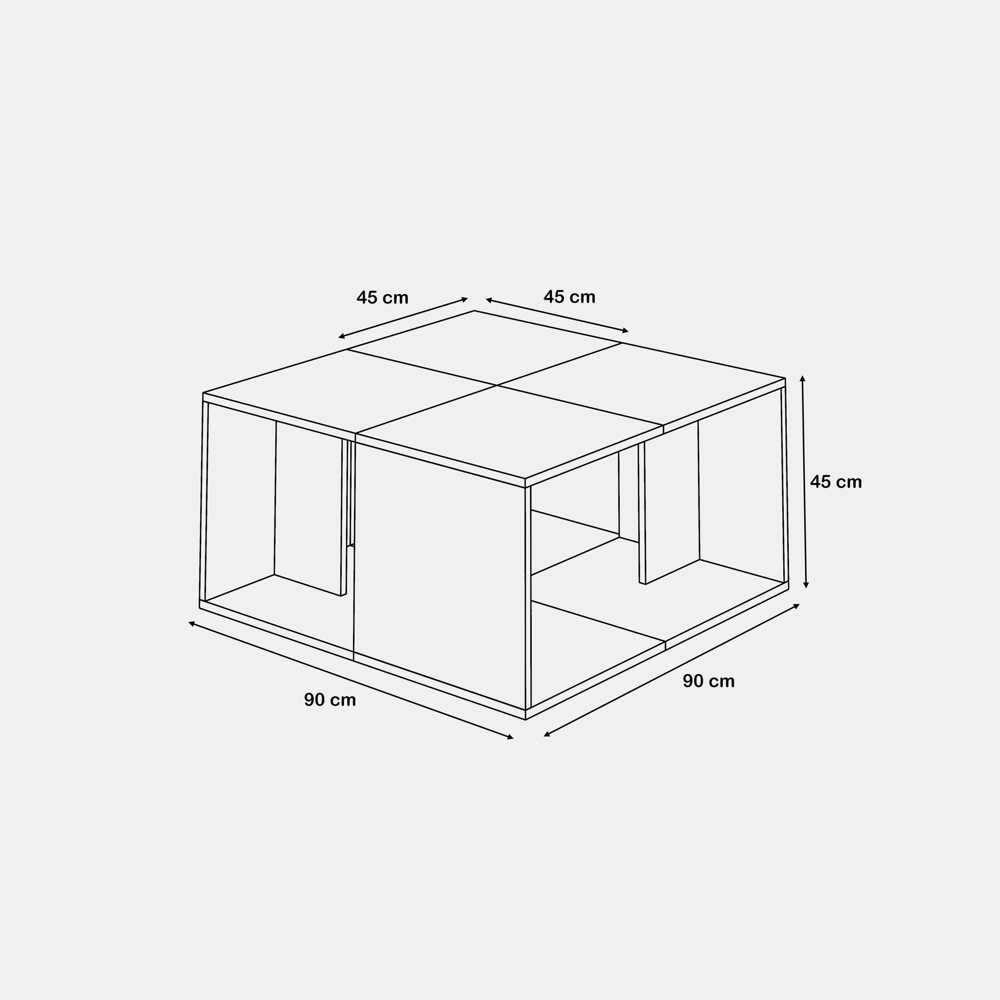 طاولة قهوة بتصميم مبتكر 