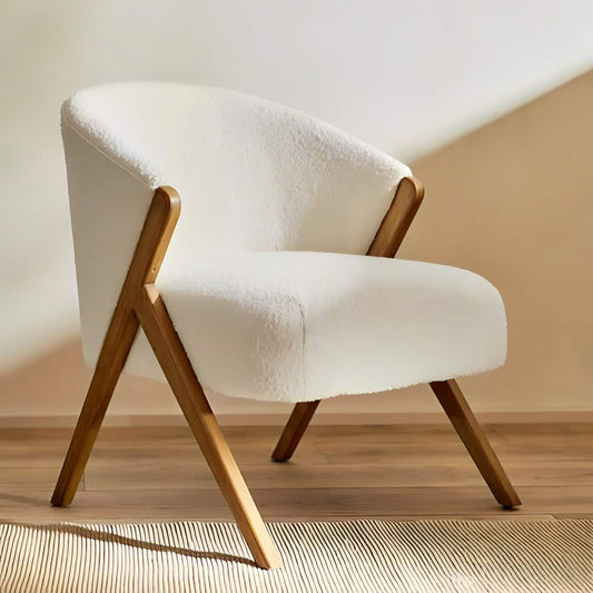 كرسي خشبي مريح فخم - Baytuk