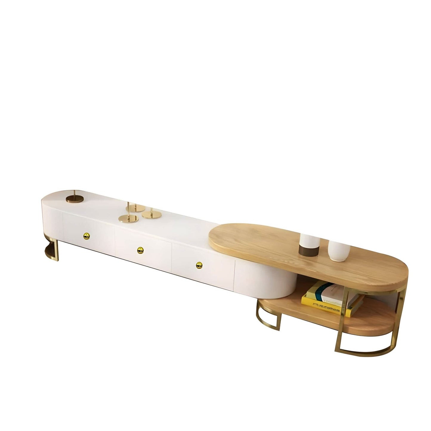 طاولة تلفاز متداخلة ام دي اف 