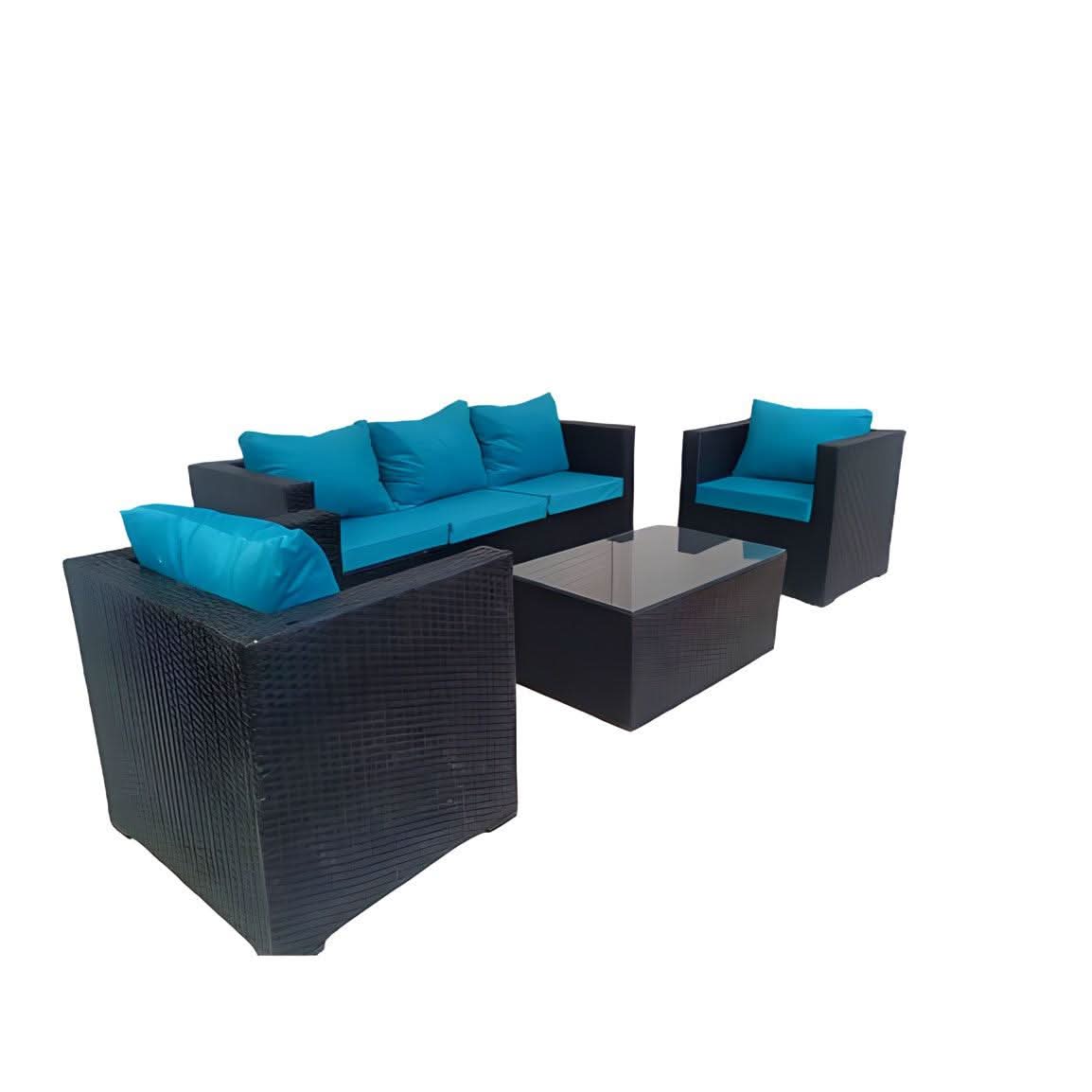 طقم خارجي حديد وراتان 