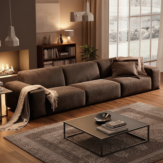 كنبة خشب زان