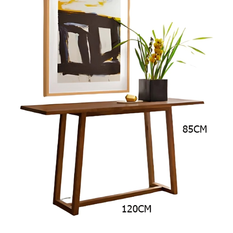 كونسول خشبي بأرجل ثابتة 