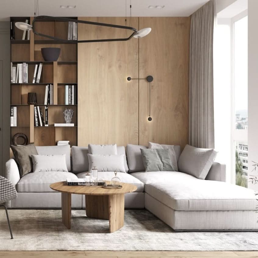 كنب زاوية بتصميم عصري 