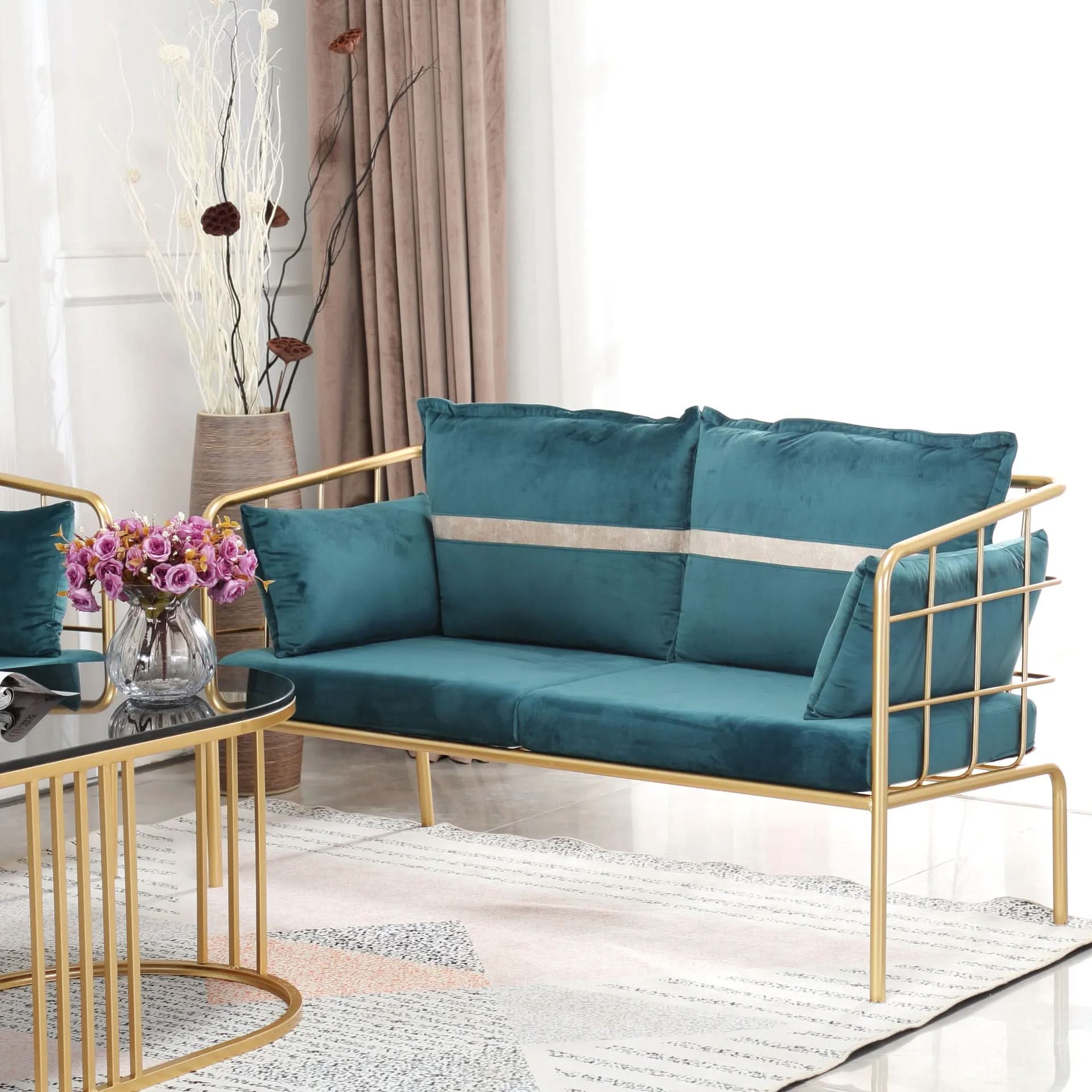 طقم أنتريه مع طاولة قهوة 