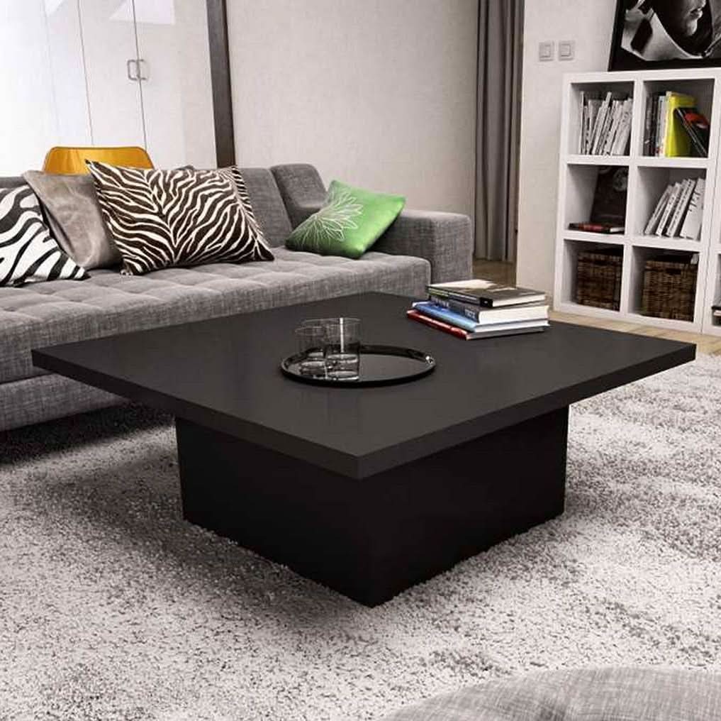 طاولة قهوة مربعة متعددة الألوان 