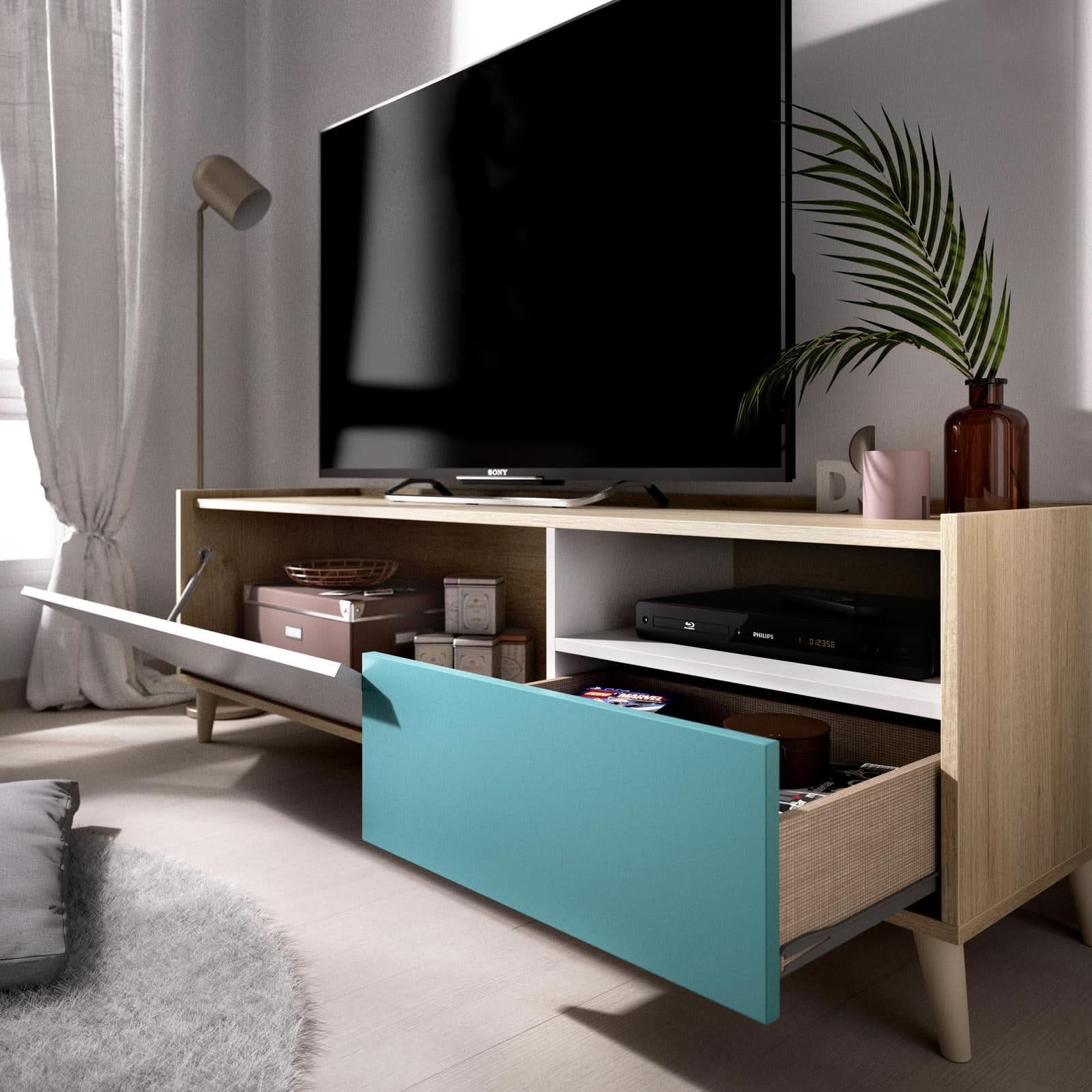 طاولة تلفاز بتصميم حديث