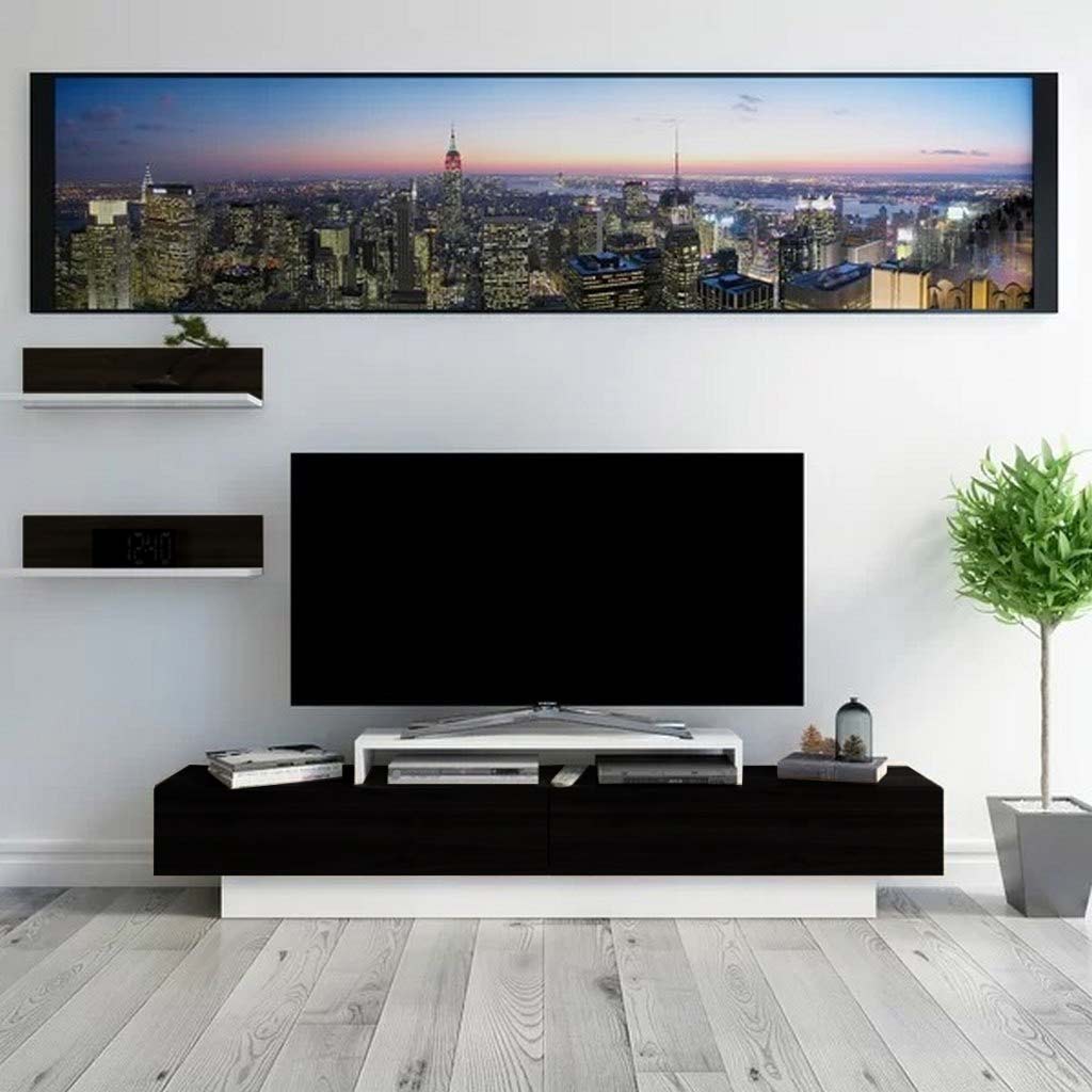 ترابيزة تليفزيون خشب ام دي اف، 160*30*40 سم