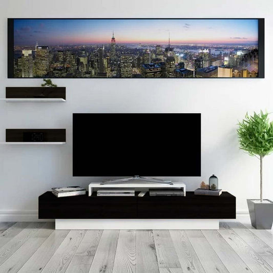 ترابيزة تليفزيون خشب ام دي اف، 160*30*40 سم