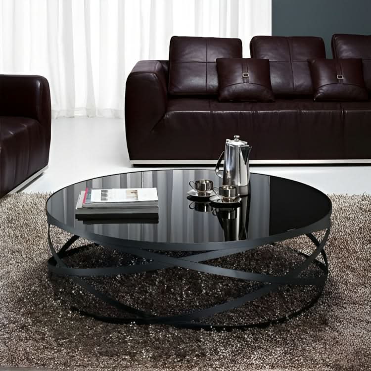 طاولة قهوة دائرية متعددة 