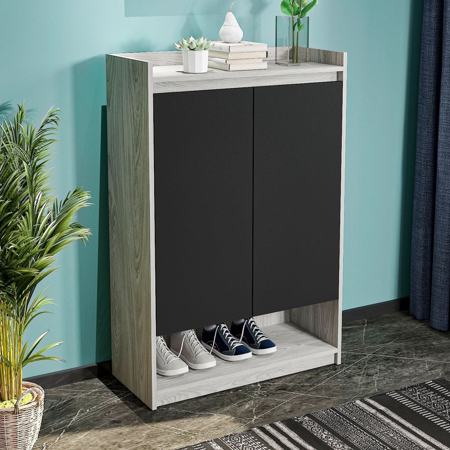 خزانة أحذية احذية خشبية مميزة 