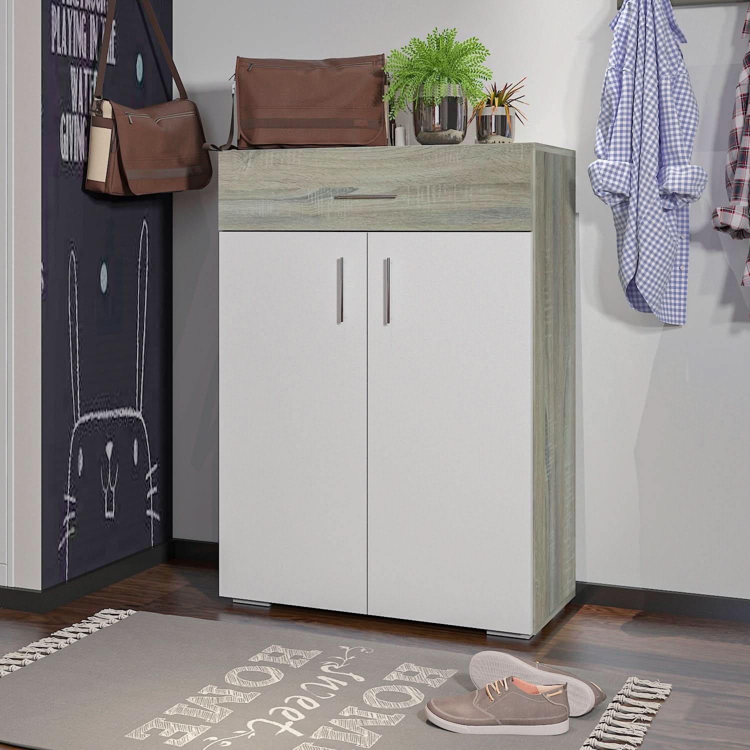 خزانة أحذية احذية خشبية 